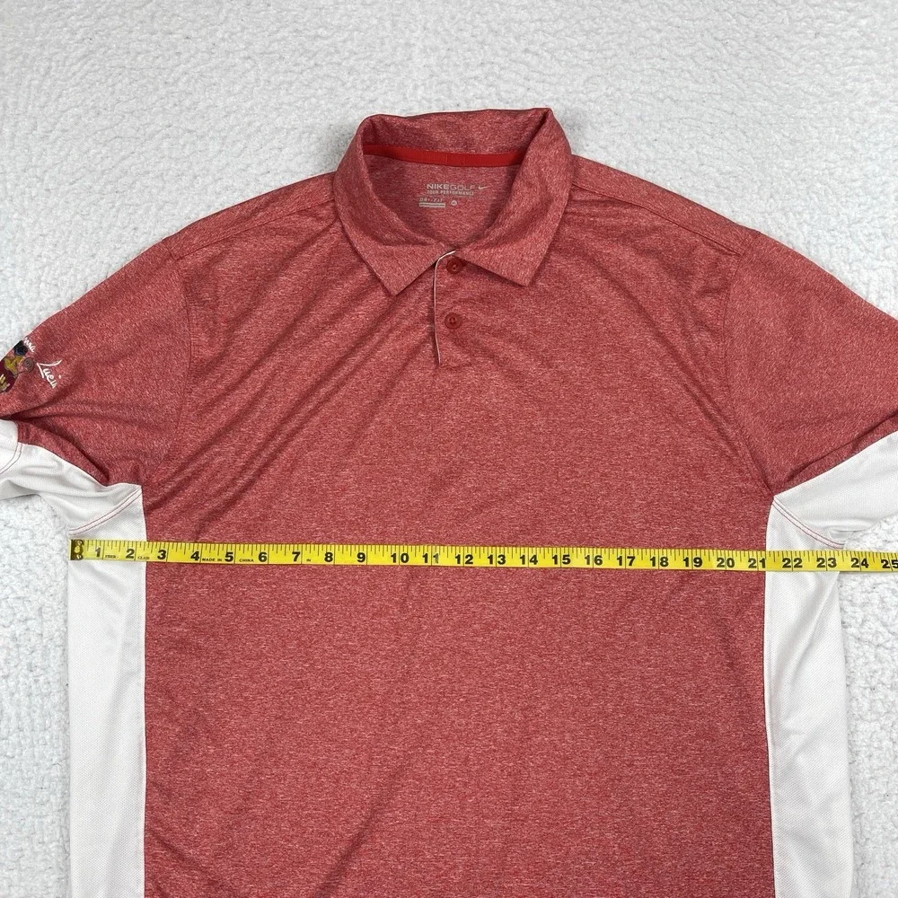 Nike Polo Shirt Mens XL DriFit Tour Performance Casual Travel Golf Vacation Logo